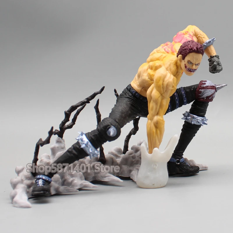 11cm ONE PIECE Figurine Charlotte Katakuri Action Figures Four Emperors Glutinous Rice Fruit Anime PVC Model Toys Ornamen Gifts