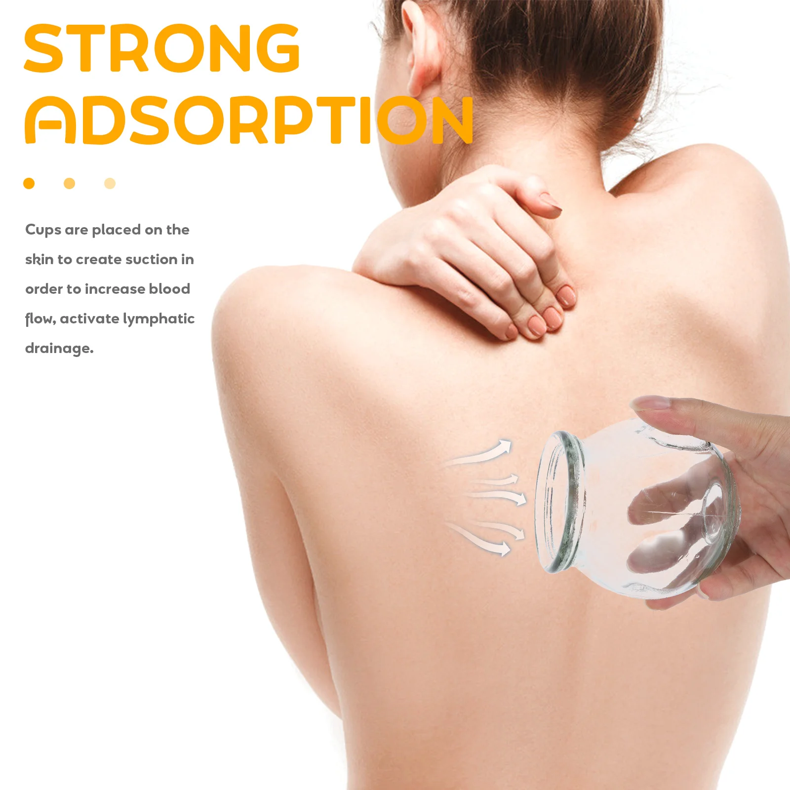 

5Pcs Glass Cupping Therapy Vacuum Suction Cups Durable Chinese Cupping Kit Boost Blood Flow Lymphatic Drainage Muscle Relief