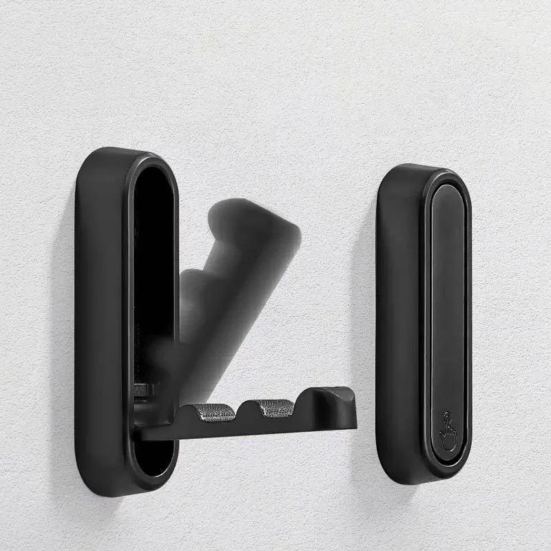 1PCS Aluminium Alloy Foldable Clothes Towel Hook Storage For RV Bathroom Home Camper Caravan Interior Organization Accessories