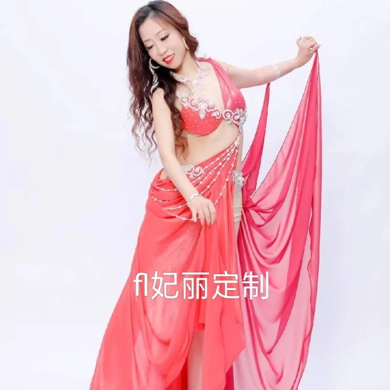 Customized Eastern Belly Dance Costumes Competition Performance Clothes Irregular Shaped Color Blocked Female Aliexpress India