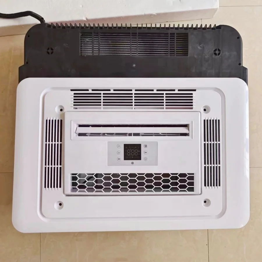 سقف صغير للنوم على السطح 24 فولت تيار مستمر 12 فولت 12 فولت مكيف هواء لوقوف الشاحنة لمقصورة الشاحنة #5