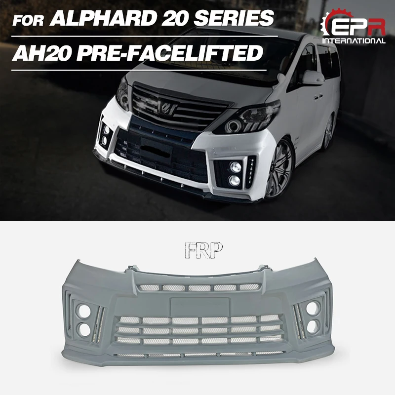 

Передний бампер в стиле ADM для Toyota Alphard 20 серии AH20 (фасная) | Внешний передний Стайлинг Alphard
