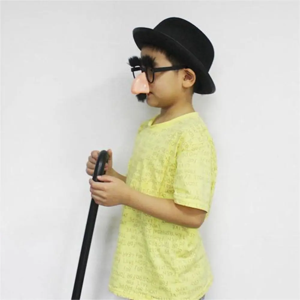 

Halloween Cosplay Moustache Plastic Adult Big Nose Festival Supplies Disguise Spectacles Party Fancy Mask Costume Props