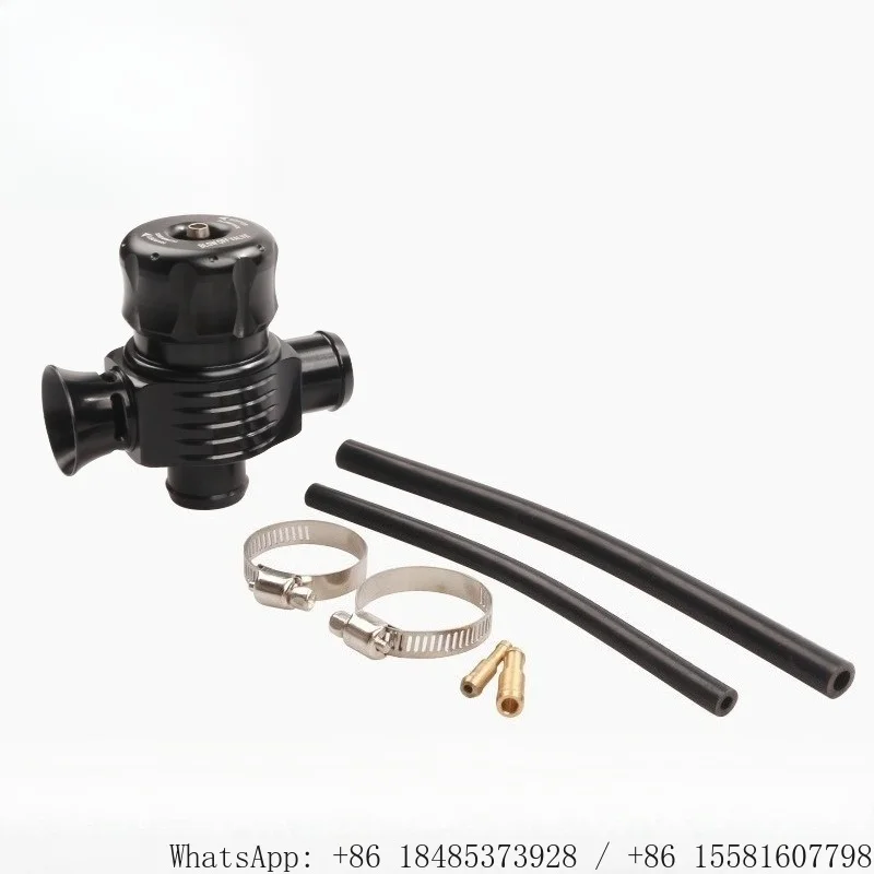 Adjustable Turbo Blow Off Valve Dual Outlet Modified Pressure Relief Valve Kit Auto Turbo Modification Replacement Accessories
