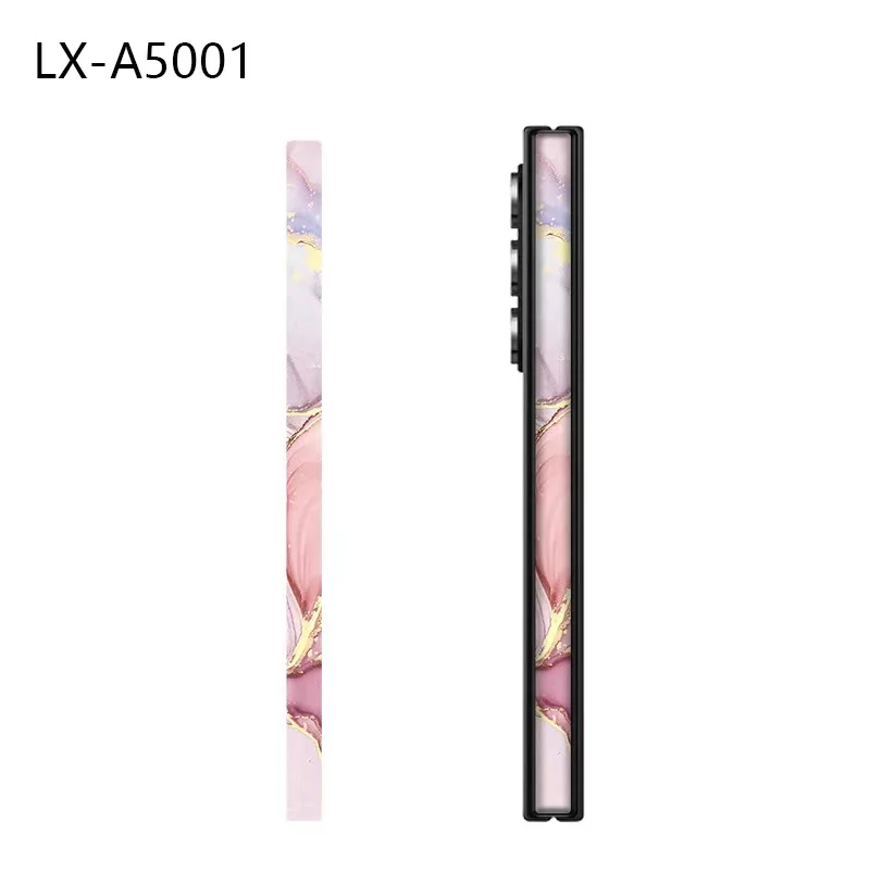 2PCS Z Fold 5 Colorful Anti-Scratch Side Sticker Hydrogel Frame Film For Samsung Galaxy Z Fold 5 4 3 Edge Protector