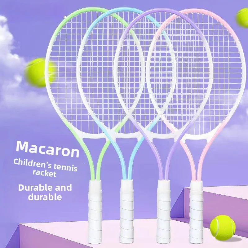 Children's tennis racket set Professional tennis racket parent-child interaction Shockproof beginner men's and women's racket