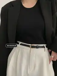 1pcs Belt Women's 2024 New Model Luxurious Decorative Dress with Suit Jacket Fashionable Wide Waist Belt Black Suitable for Dail