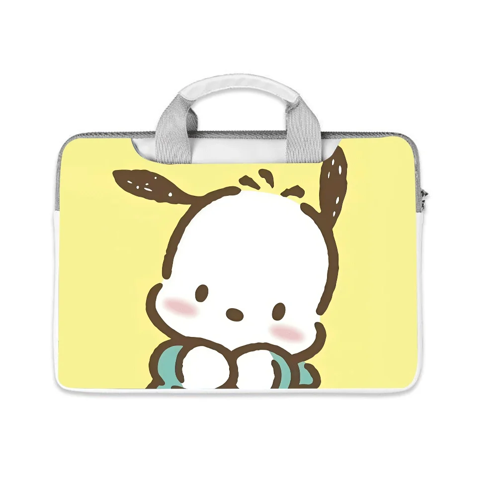 

Anime Hello Kitty Kuromi Pachacco Universal Laptop Bag 11 12 13 14 15 15.6 Inch Suitable for Macbook Computer Handbag Briefcase