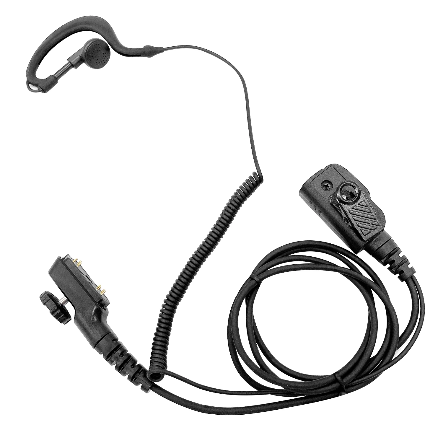 Auricular tipo G grande PTT Walkie Talkie para Hytera, PD580,PD700,PD700G,PD702,PD702G,PD705,PD705G, radio bidireccional