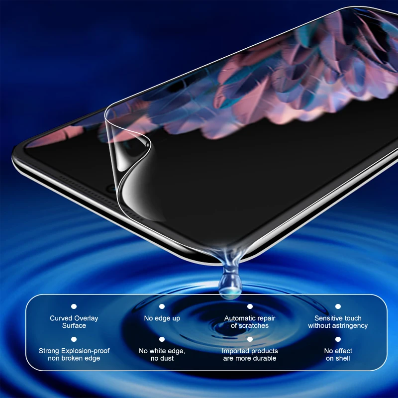 2 قطعة التغطية الكاملة هيدروجيل فيلم ل ممن لهم البحث N2 الوجه 5 جرام طبقة رقيقة واقية Opo البحث N 2 الوجه N2 الوجه واقيات الشاشة CPH2437