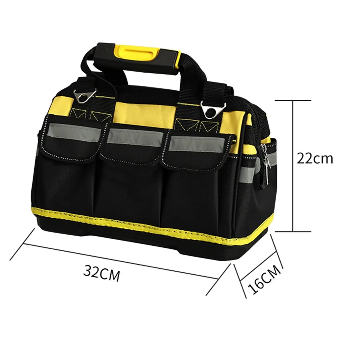 Time Saving Multifunctional Electrician Tool Bags 600D Oxford Cloth Waterproof High Capacity Storage