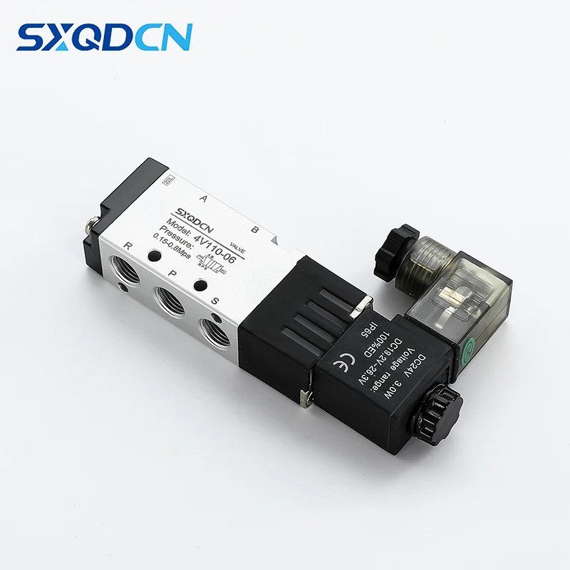 Durable and Reliable Solenoid Valve High Quality Material Precise Control Solenoid Valve 4V 110-06DC24V