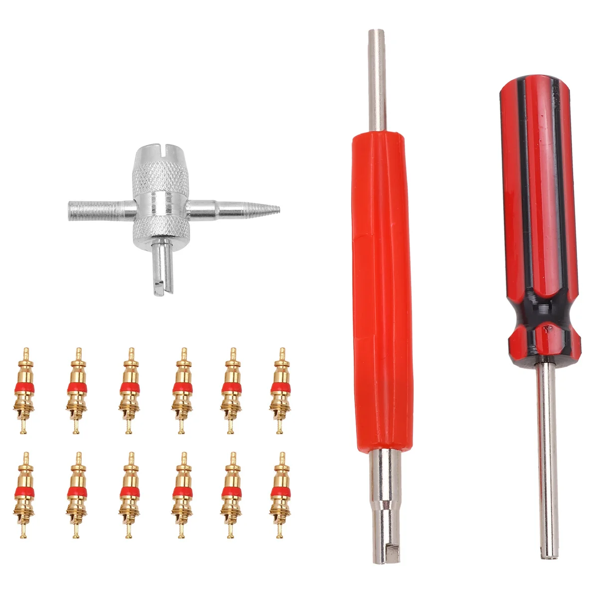 

1 комплект, инструмент для удаления сердечника шины с пластиковой ручкой, ремонт одной головкой для велосипеда, мотоцикла, электромобиля, прочный компактный дизайн