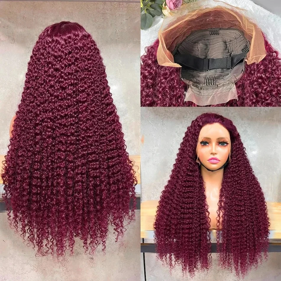 200 Yoğunluk # 99j Derin Dalga - Lace Front Wig incelemesi ve fiyatı