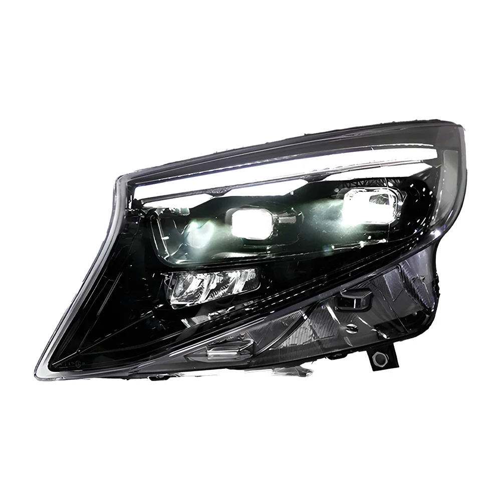 

Фары в сборе для Mercedes-Benz Vito W447 V250 V260 V300 (2017-2024), высококачественные динамические светодиодные проекторные фары 100 Вт