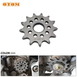 OTOM 520 Chain 13T Front Engine Sprocket Motorcycle Accessories Exclusive Forged Lightweight Design Gear For HONDA CR125 CRF250R