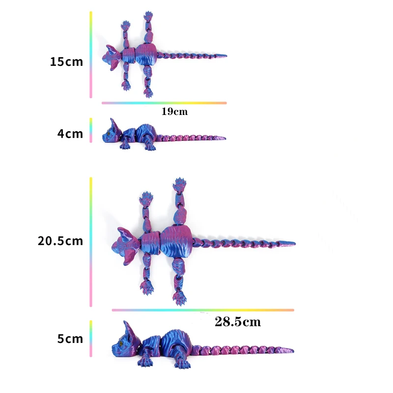 Creativo 3D Stampato Sphynx Modello di Gatto Giocattolo Modello di Gatto Senza Capelli Figurina Realistica Articolato Gatto Agitarsi Giocattolo Per Gli Amanti dei Gatti Raccogliere