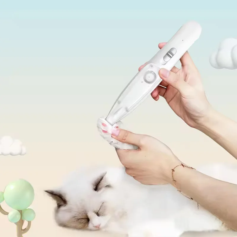 2 in 1 Professional Hair Clipper Dogs With Vacuum Cleaner For Pet Grooming Kit Cat Shaving Feet Hair Electric Pusher Dog Trimmer