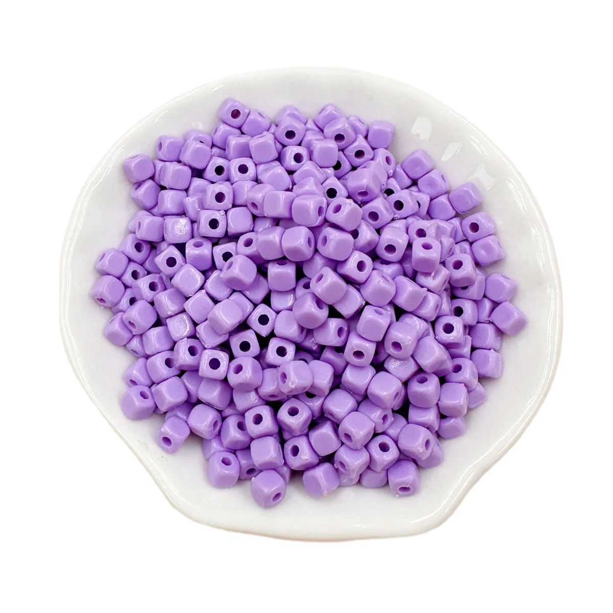 Square DIY 200Pcs 4mm Loose Beads Acrylic Jewelry Accessories Beading Accessory for Bracelet Necklace Handmade Fashion