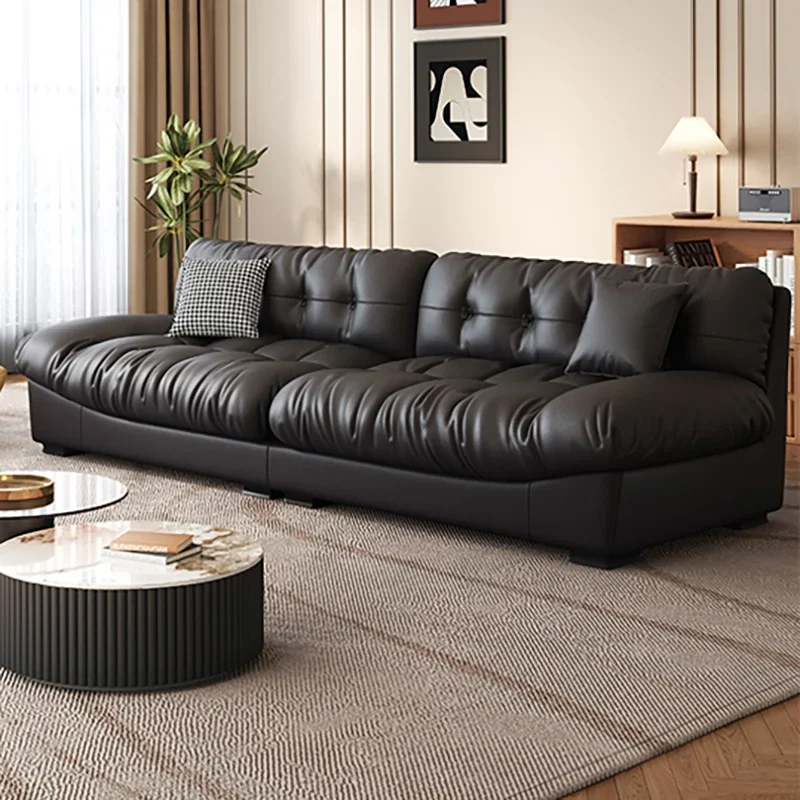 Comfortable Living Room Sofas Puffs Aesthetic Designer Sectional Relaxing Sofa Sleeper Mobili Per La Casa Office Furniture