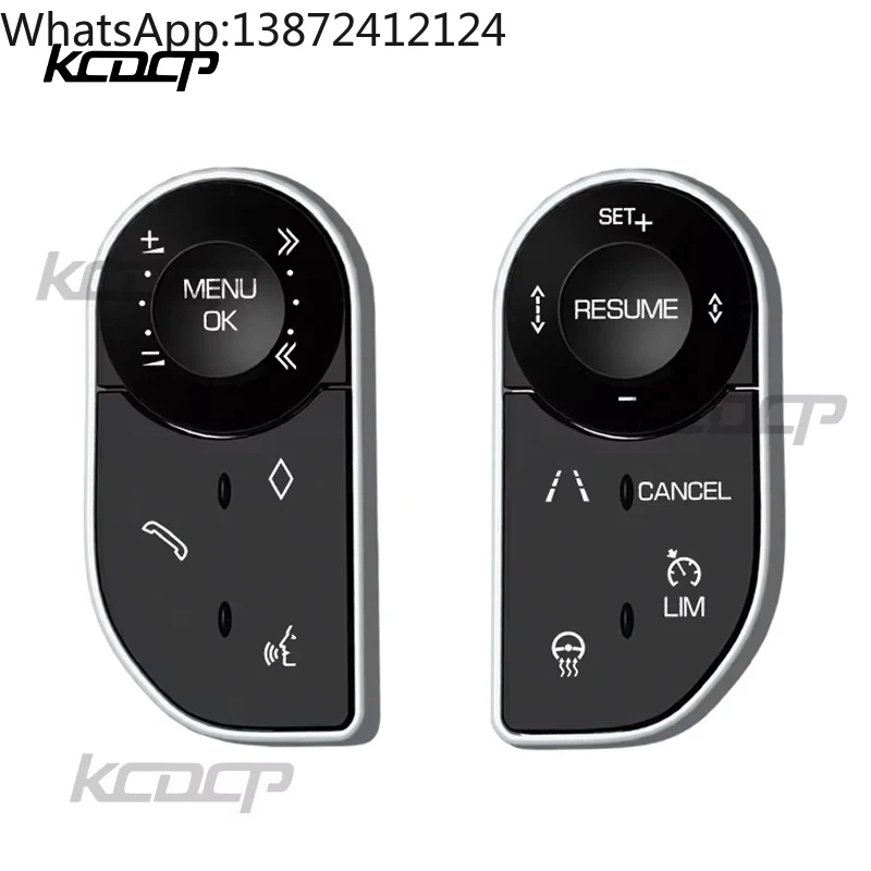 

Steering Wheel Key Control Switch Touch Button Replacement for Land Rover Range Rover Sport Discovery 5 L405 L494 LR5