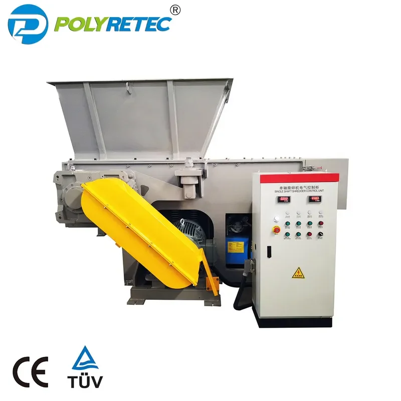 Recycling Machine 2026 Waste Plastic Rubber Single Shaft Shredder Machine