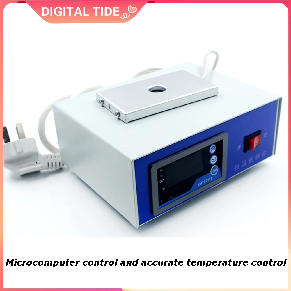 220V Animal Artificial Insemination Equipment Digital Constant Temperature Stage Microscope Temperature Control Stage