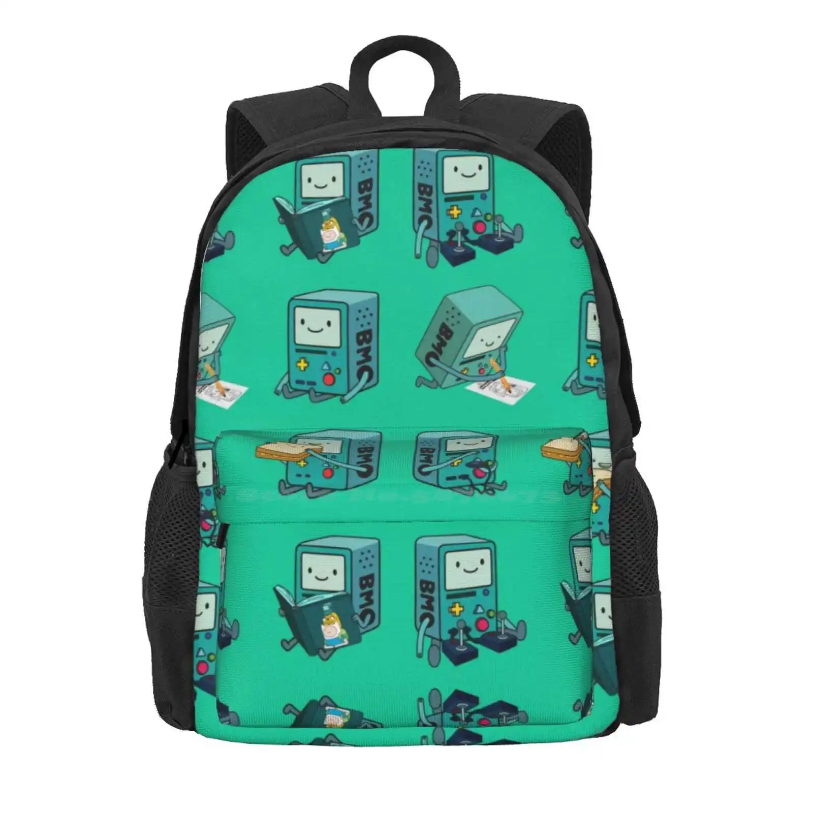 Bmo Hot Sale Schoolbag Backpack Fashion Bags Adventuretime Cartoon Network Cartoonnetwork Gamer Game Life Cute Beemo Adventure