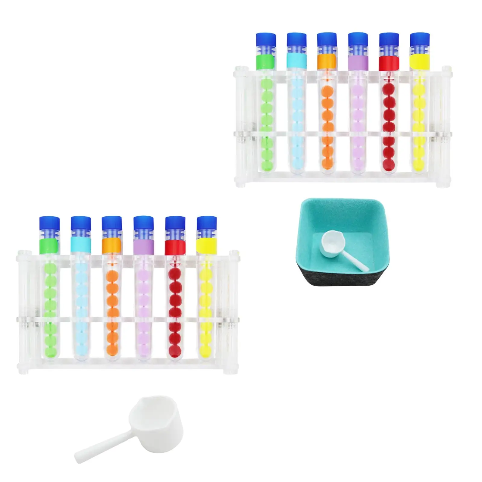 컬러 매칭 장난감 훈련 보드 게임, 조기 발달 테스트 튜브, 스탠드 포함, 3, 4, 5, 6, 7 세 어린이 생일 선물