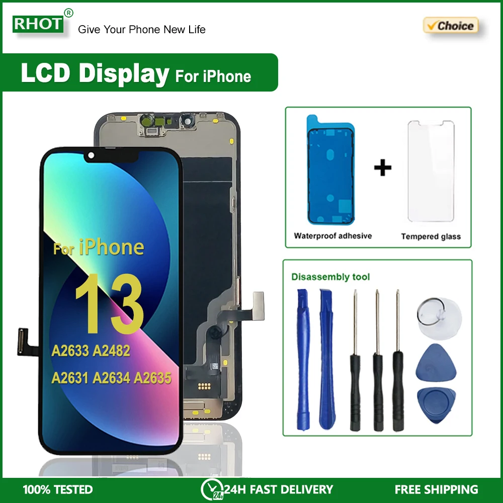 OLED INCELL LCD For iPhone 13 LCD Touch Screen Digitizer Assembly Replacement Parts For iPhone 13 LCD Display