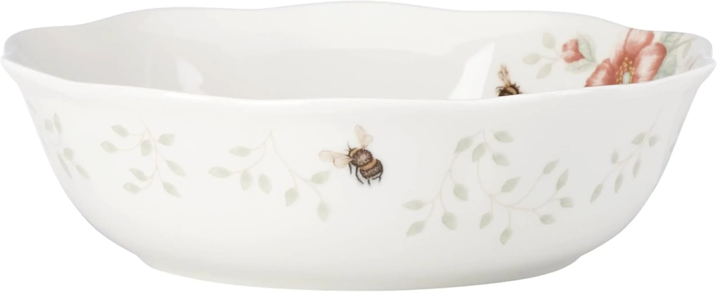 Butterfly Meadow Soup Bowls, Set of 4, 4 Count, Multi,Dishwasher safe, Microwave safe