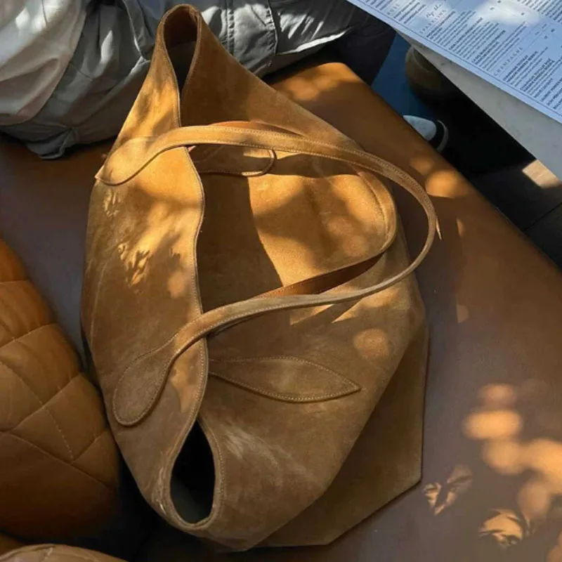 Sac en daim conviviale ré en cuir de vachette couche supérieure pour femme, sac E27, haute qualité, lancé unique, polyvalent