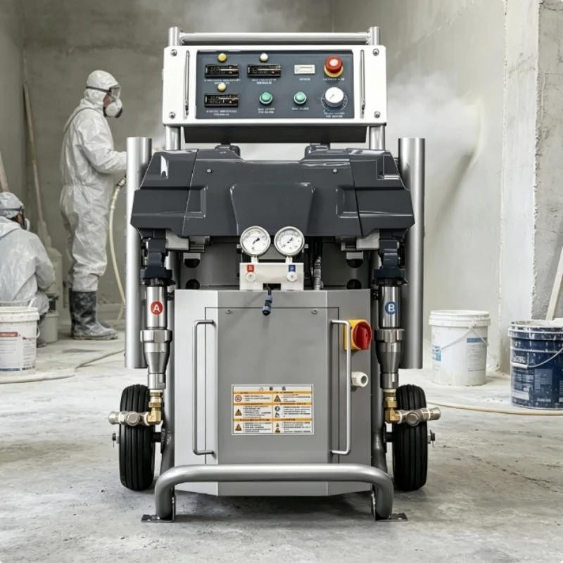 Portable Polyurethane Spraying Equipment PU Foam Sprayer For RV Truck Tank Small Thermal Insulation Waterproof Work