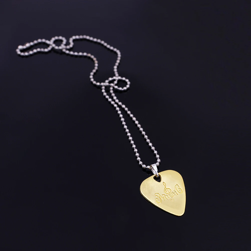 

Metal Pick Ergonomic Guitar Classical with Chain Plectrum Wear-resistant Comfortable