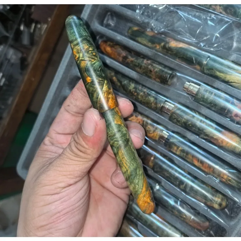 

Новая деревянная перьевая ручка Jinhao 9058, перо №6 F 0.5 мм, ретро-дизайн, с твердым резиновым корпусом, для письма, школьных и деловых нужд, роскошная ручка