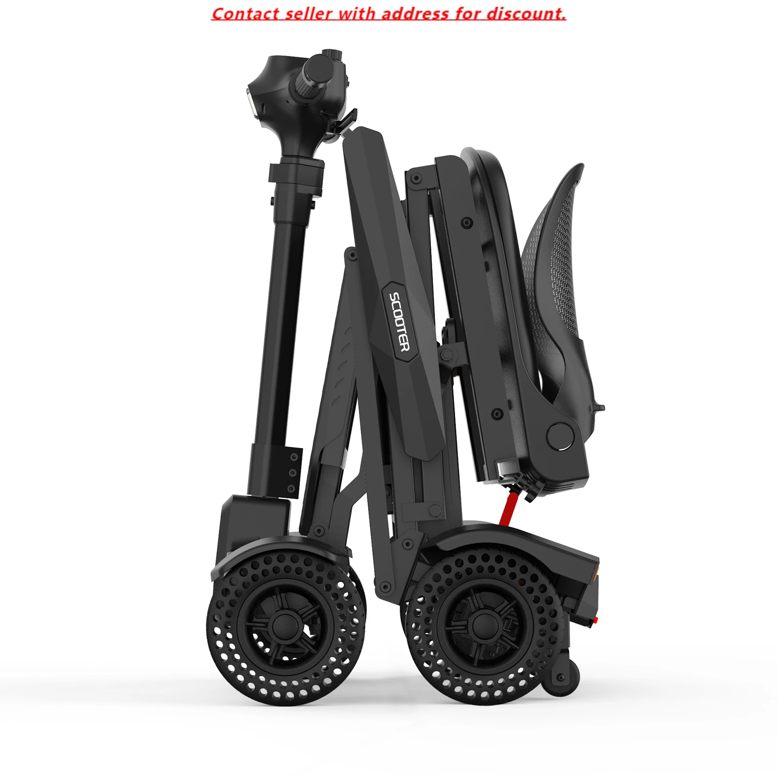 

Wholesale Outdoors Lightweight All Terrain 250W Brushless Folding Mobility Scooters Elderly For Adults