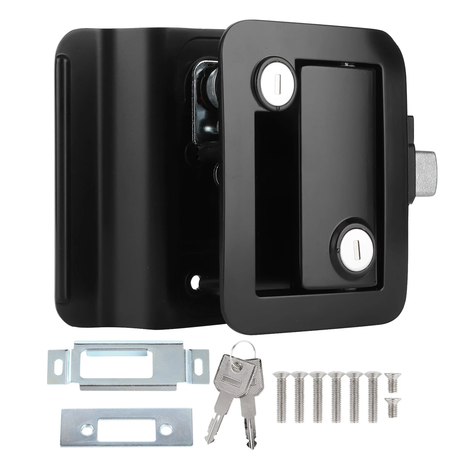 

RV Door Lock Entry Access Inside Outside Handle Knob Latch for Camper Cavaran