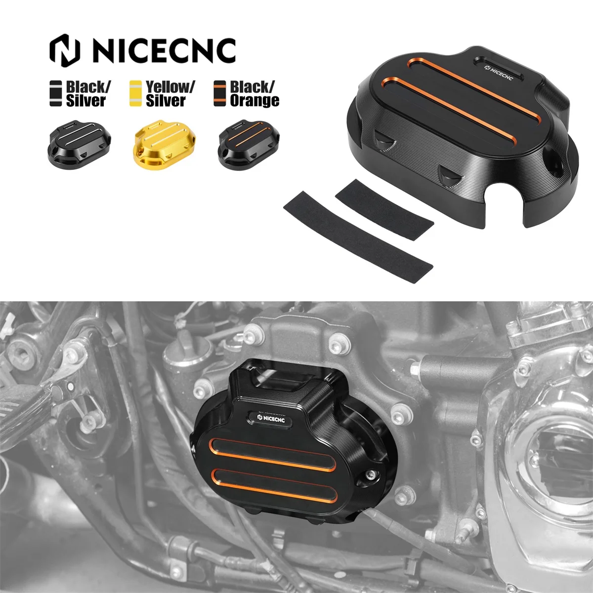 

For Harley Street Glide Special Road Glide 17-20 Transmission Side Cover For Harley Road King FLHR FLHRXS Electra Glide Standard