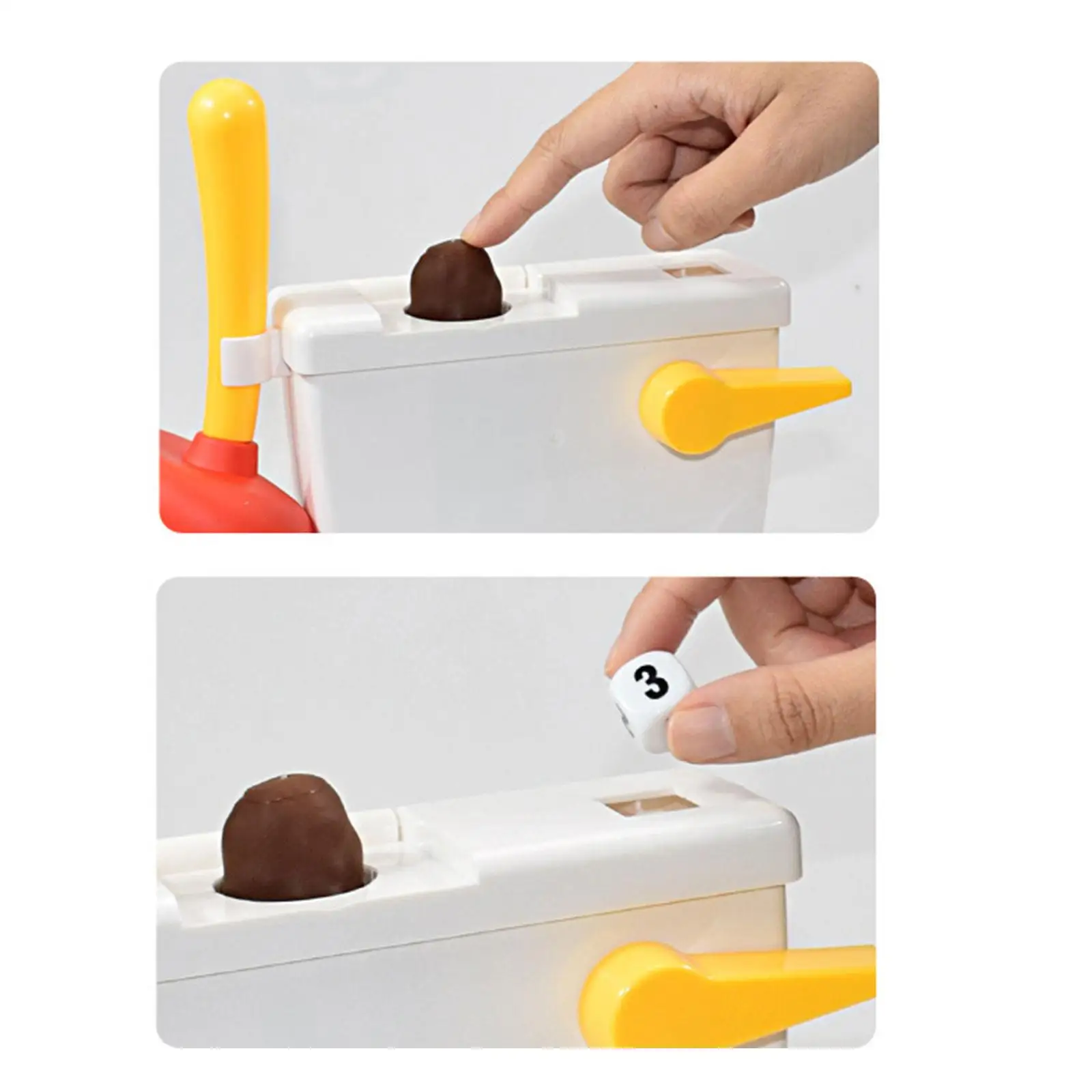 

Flushing Jet Toilet Toys Water Spray Plunger Tricky Game Set Suitable for Home Party Activities