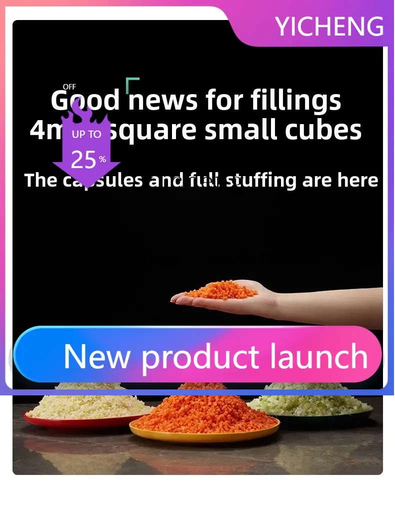 II2-27  stuffing machine dicing small particle stuffing machine vegetable stuffing machine green onion chopper fried