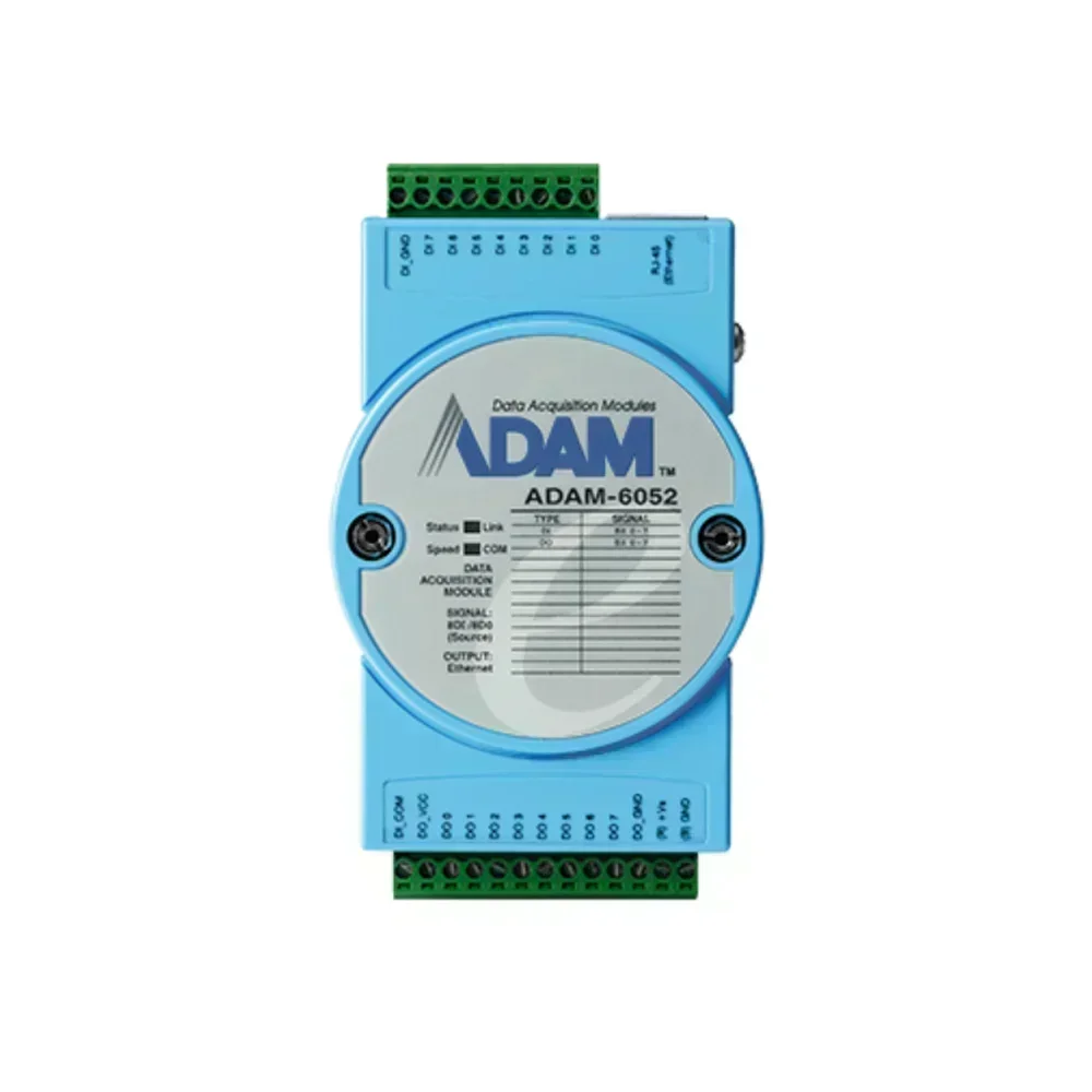 2026 جديد Advantech ADAM-6052 16-ch مصدر من نوع إيثرنت عن بعد معزول وحدات الإدخال/الإخراج الرقمية Modbus TCP