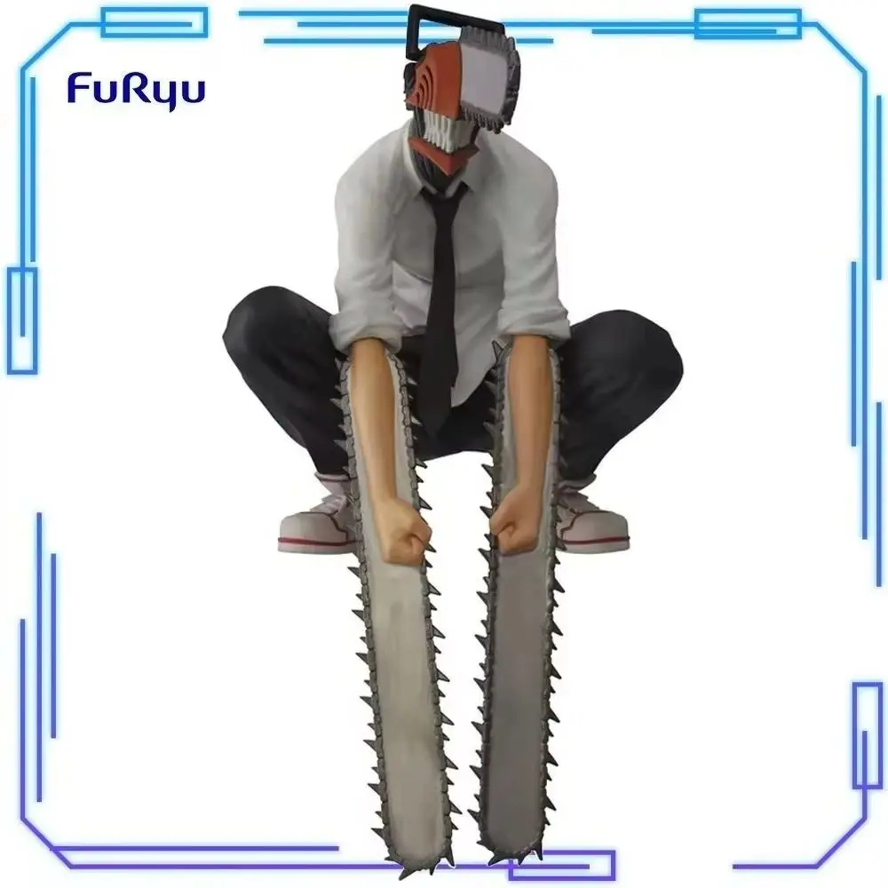 

В наличии FuRyu, оригинальная аниме-бензопила, человек Denji, бензопила, демон, 14 см, пробка для лапши, модель игрушки, фигурка, подарок на день рождения, Рождество