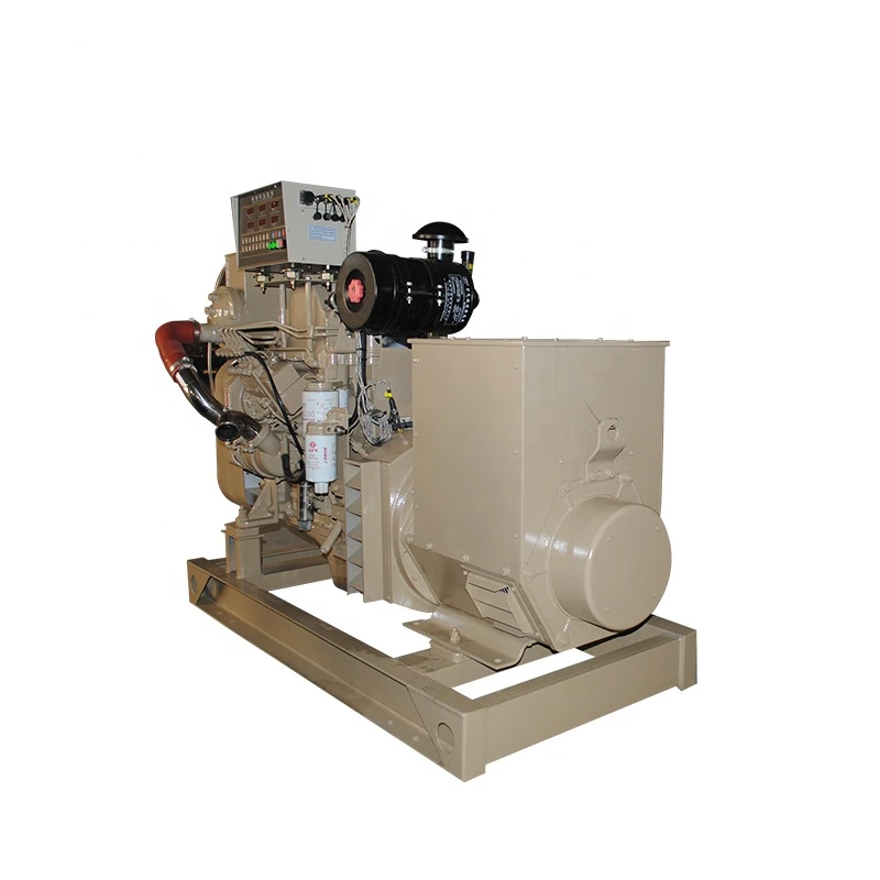 50KW 6BT5.9-GM83 Marine generator with Cummins  engine