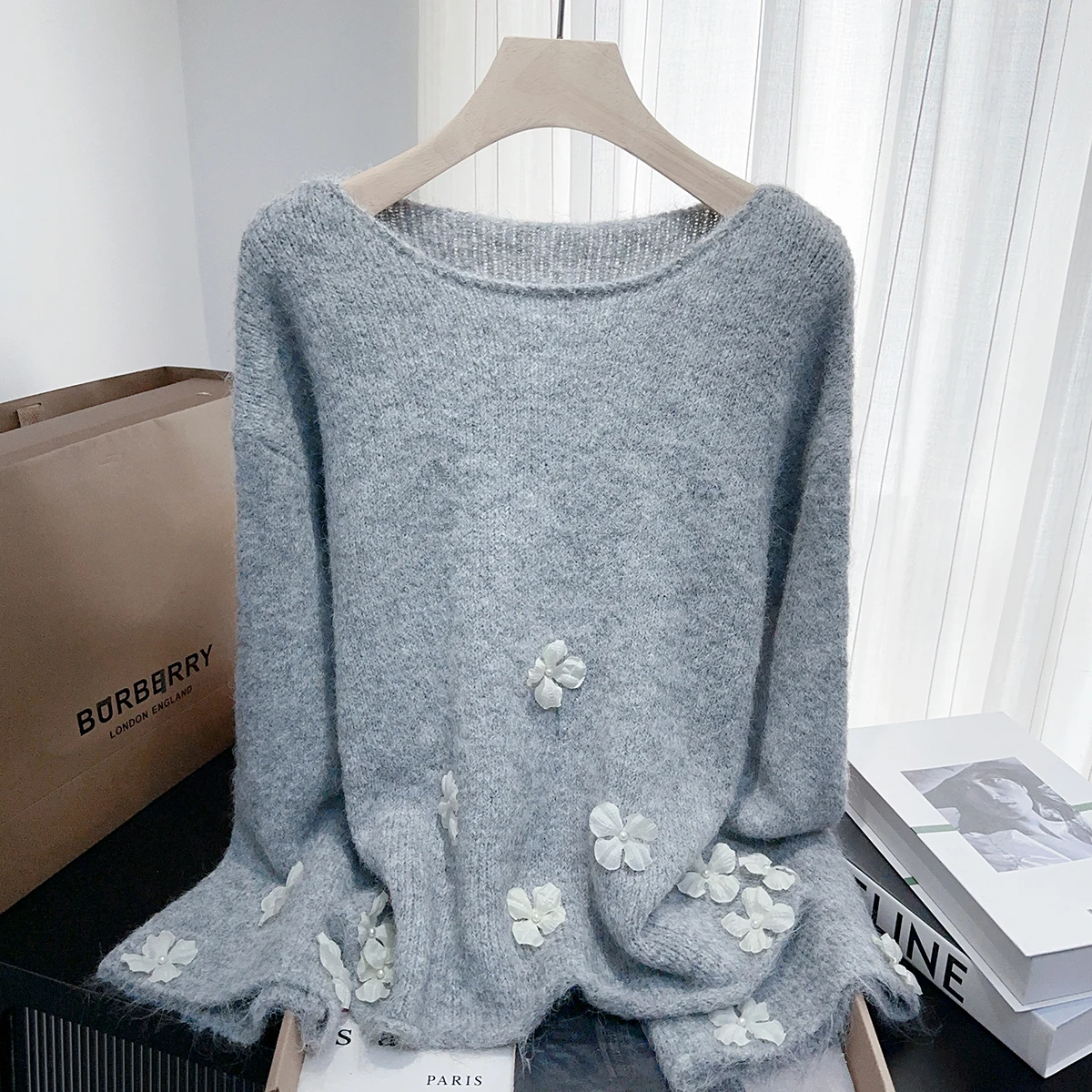 เสื้อสเวตเตอร์ เสื้อจัมเปอร์ เสื้อพูลโอเวอร์ ผู้หญิง ไซส์ใหญ่ ผ้าฝ้าย สไตล์ญี่ปุ่น สตรีท ยูร์บัน วายทูเค ฮาราจูกุ แฟชั่น วัฒนธรรม ทันสมัย พังก์ วัยรุ่น บอยเฟรนด์