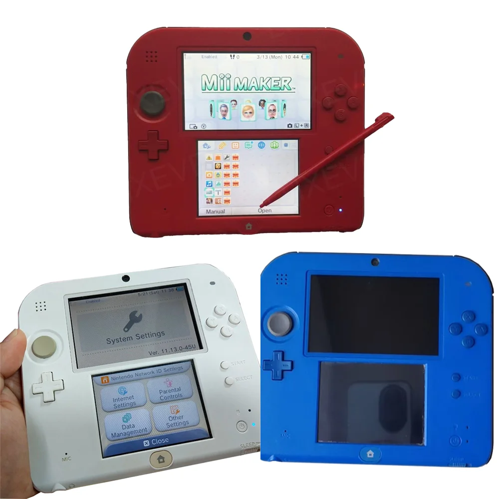 Original 2DS handheld retro video game console FBI unlocked version nostalgic gift suitable for playing Pok é mon games