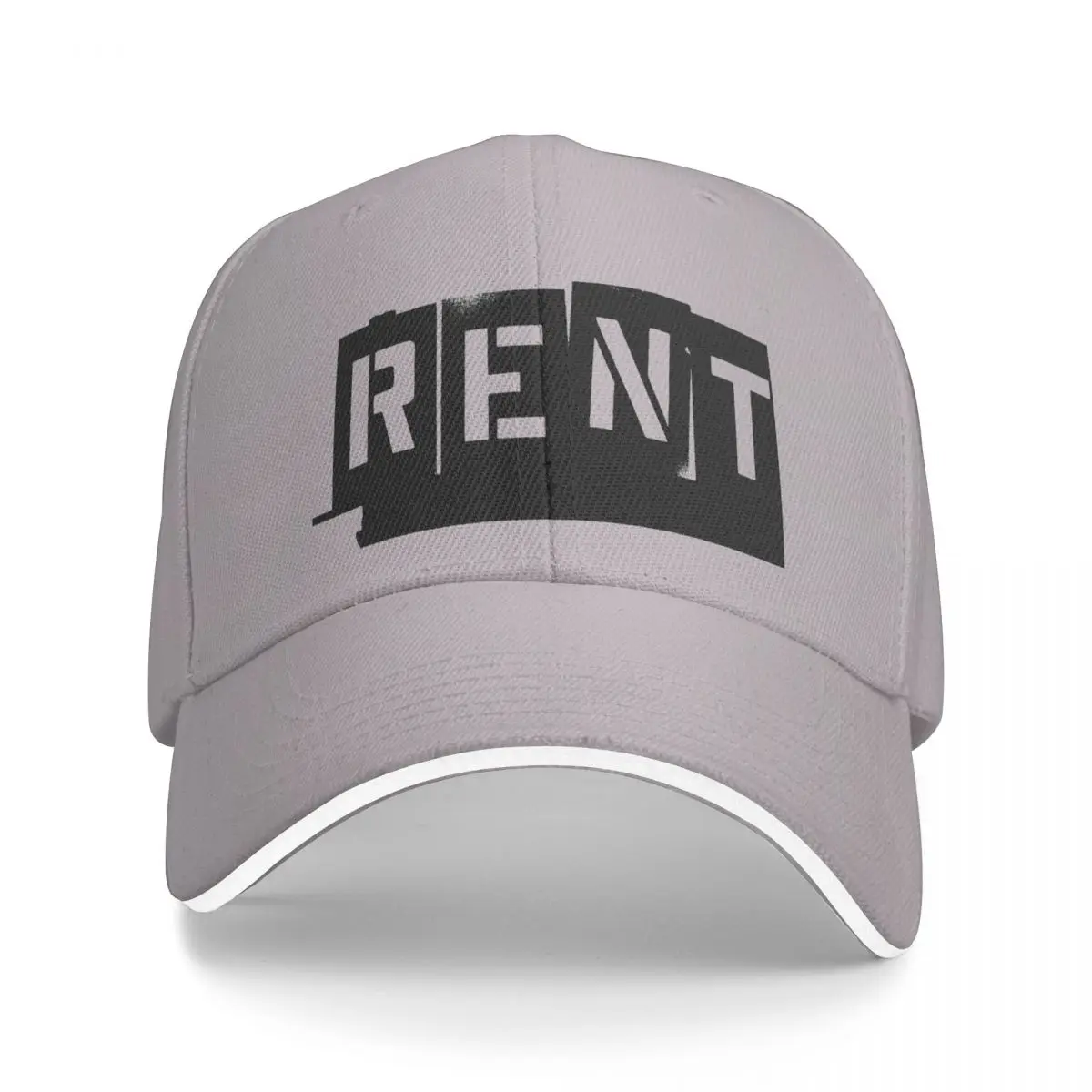 Rent Logo B&W Cap Baseball Cap custom cap Sunscreen caps for women Men's