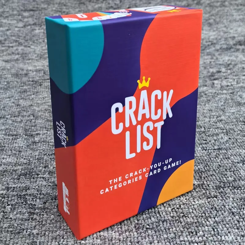 SAVANA Crack List The Crack You Up Categories Gra karciana 2+ graczy Rodzinne gry planszowe