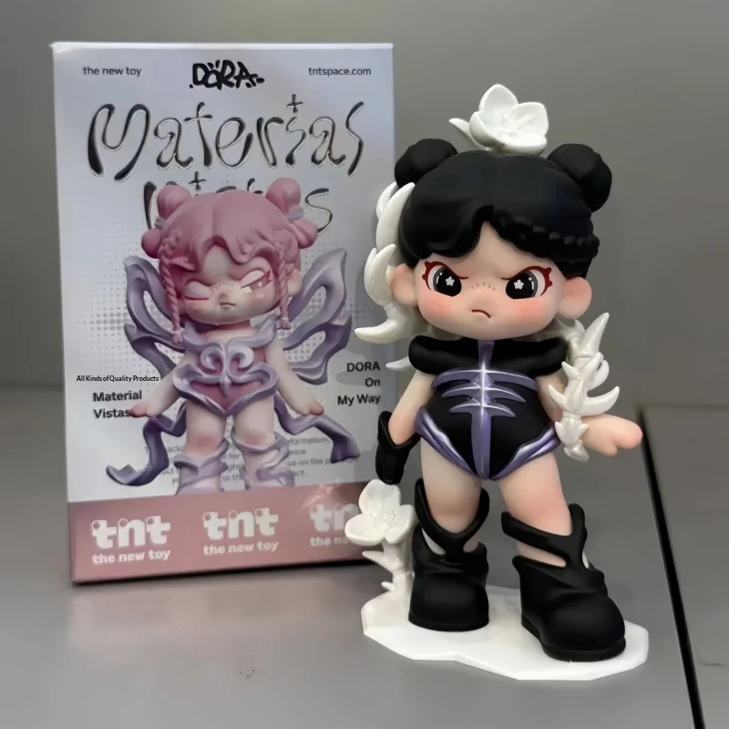 

Dora Vistas Series Genuine Blind Box Kawaii Mystery Dolls Cute Desktop Ornament Birthday Gift for Girls Six Figurines Included