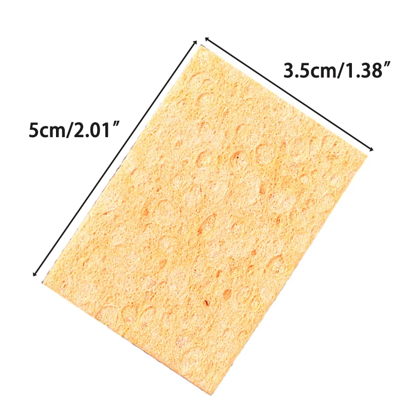 10/20/50pcs Soldering Iron Tips Cleaning Sponge Cleaner High Temperature Enduring Condense Sponge for Welding Tip Cleaining Tool