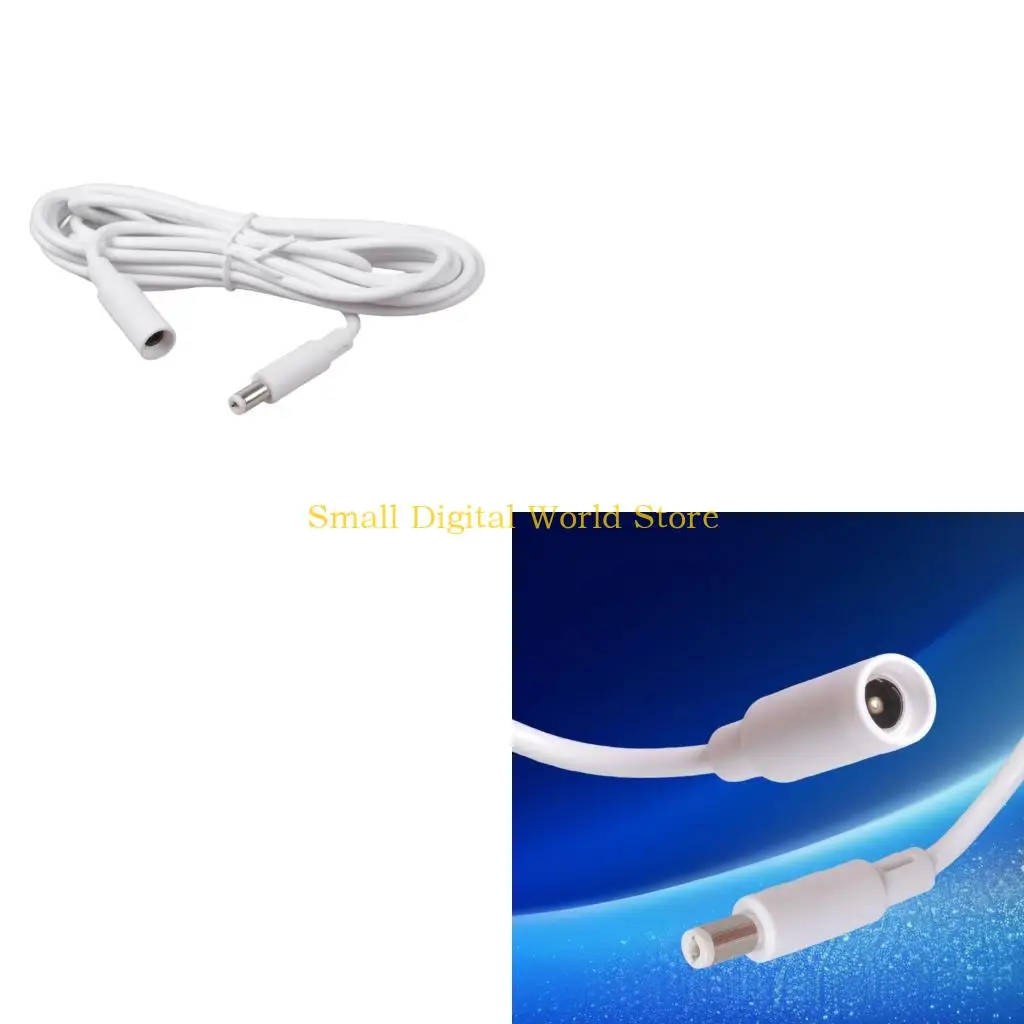 77UB Universal DC5521 Power Cable Wire Line ABS Housing Current 36W Capacity Compatible for IoT Devices LED Lights
